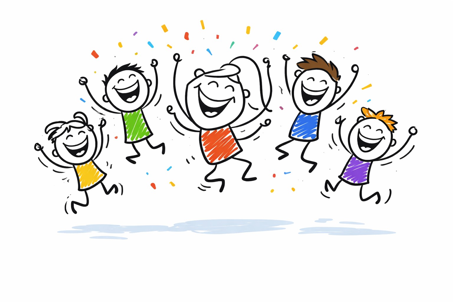 plakat ze szkicem bawiacych się dzieci