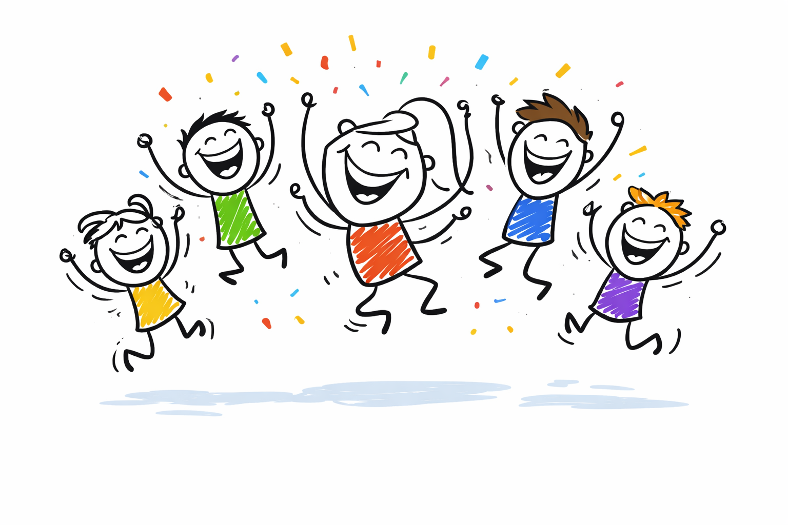 Plakat z postaciami tańczących dzieci